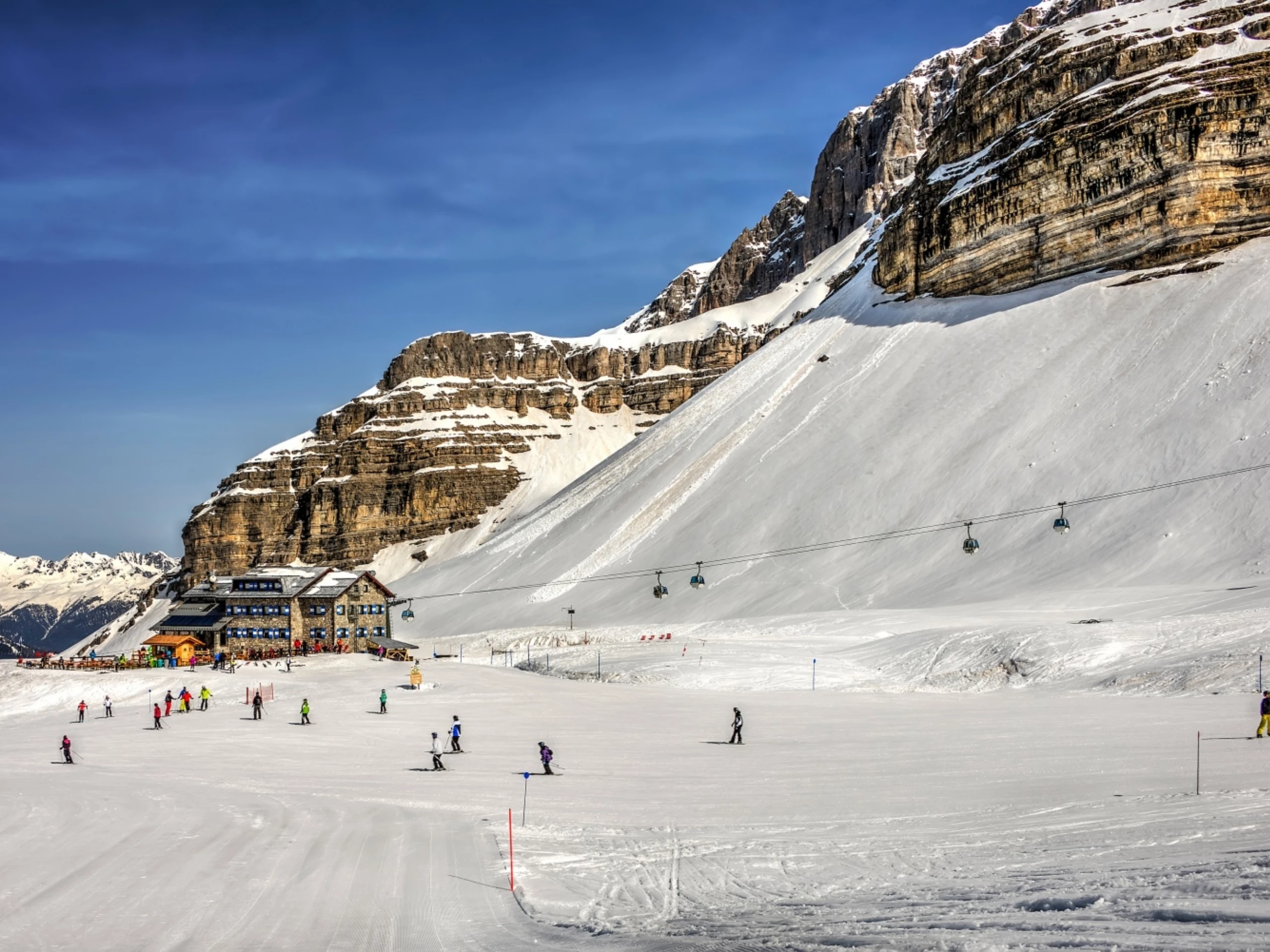 Madonna di Campiglio ski resort Italy CREDIT Getty Images